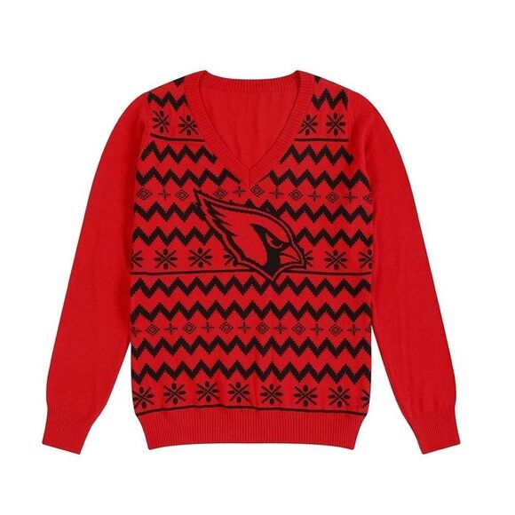 FOCO Arizona Cardinals NFL Team Ugly Christmas Sweater - Picture 3 of 4